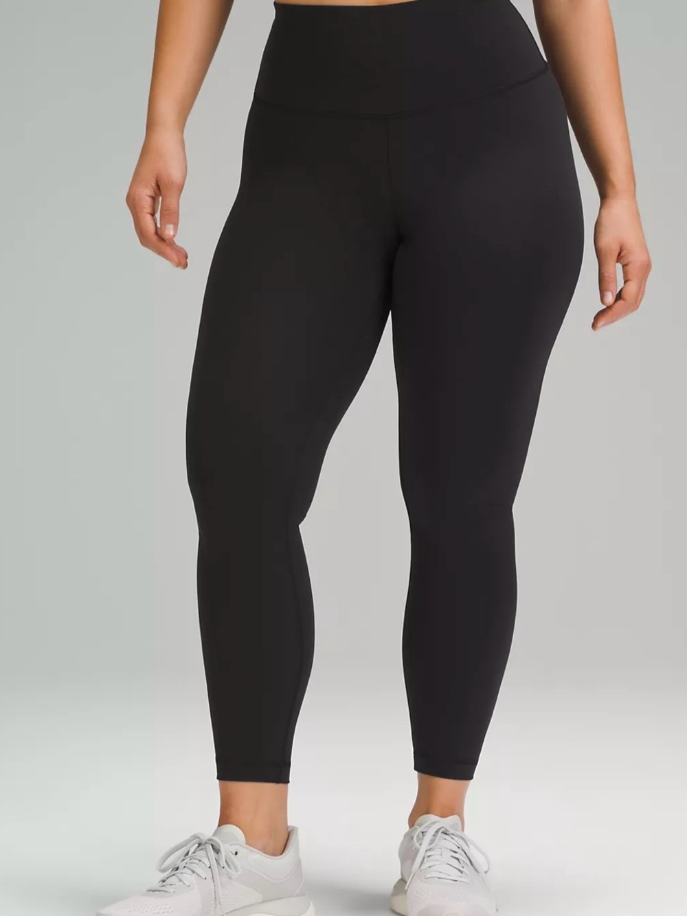 Lululemon Black Wunder Train Contour Fit High-Rise Tight 25"
